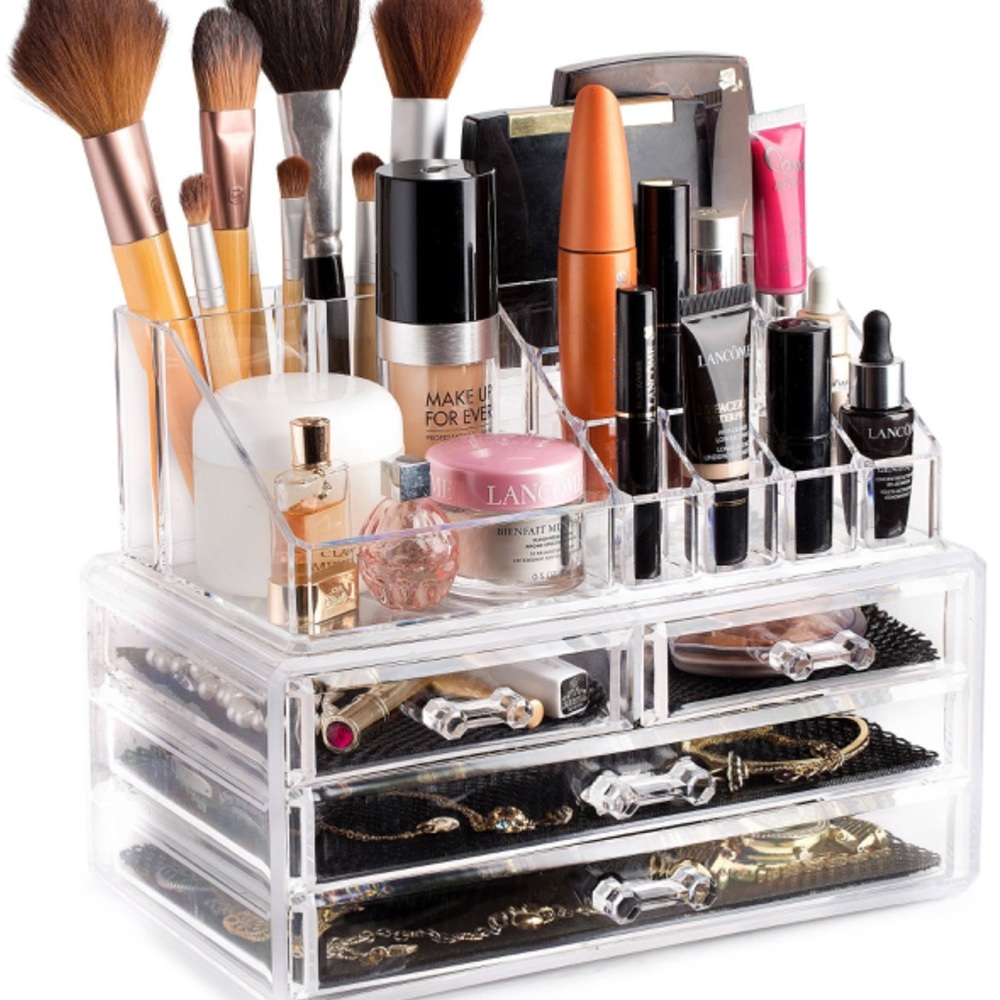 Clear Organizers for makeup